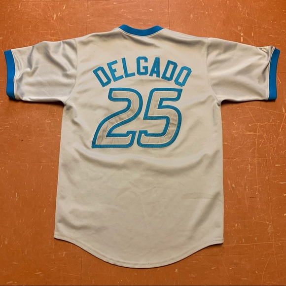 Vintage Majestic Toronto Blue Jays Carlos Delgado #25 Jersey - Picture 10 of 10